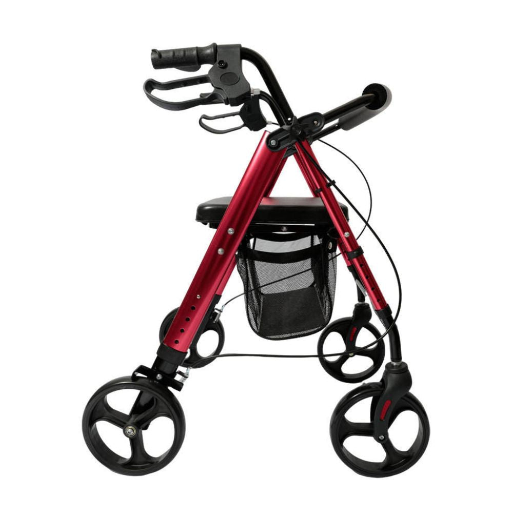 LightWeight Foldable Rollator Walker with Seat